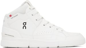 On White ‘The Roger’ Clubhouse Sneakers (98.98503)