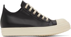 Rick Owens Black Jumbo Lace Sneakers (RP02B6891 LPO)