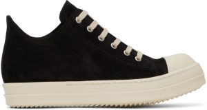 Rick Owens Gray Suede Sneakers (RU02B2891 LCC)