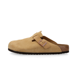 Birkenstock Boston Suede Leather (Latte Cream)  – 1026181