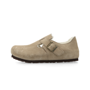 Birkenstock London Shearling Suede Leather “Taupe” – 1028235