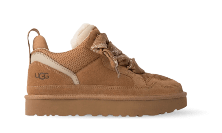 UGG Tazz “Chestnut”: warme platform-mule voor binnen én buiten