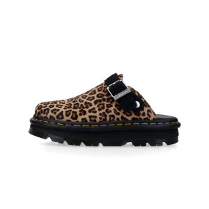 Dr. Martens ZebZag Mule  (mini leopard spot / black hair on / eh suede)  – 41799960