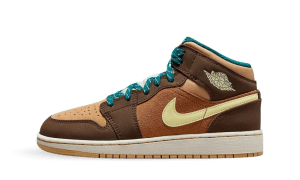 Nike Air Jordan 1 Mid SE Cacao Wow (GS) (DZ6335-200)