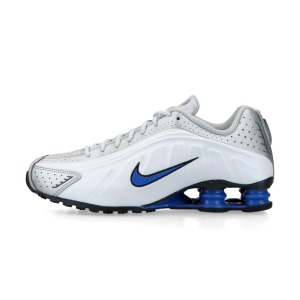Nike Shox R4 (white / metallic silver / racer blue)  – HQ1988-100