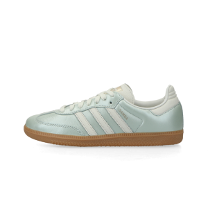 adidas Samba OG W “Linen Green Metallic” (off white / cyber metallic)  – IG1965