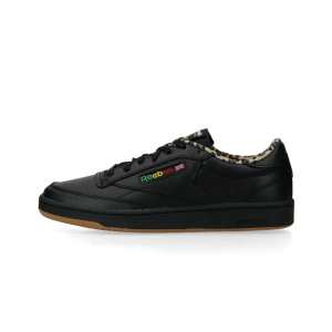 Reebok x Wacko Maria Club C 85 Vintage (black / leopard / gum)  – RMIA04HC99LEA0081061