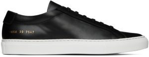 Common Projects Black Original Achilles Low Sneakers (ARTICLE 1658)
