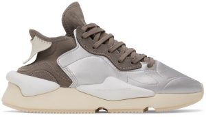 Y-3 Brown & Silver Kaiwa Sneakers (HQ3672)