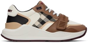 Burberry Brown Check Sneakers (8058874)