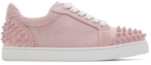 Christian Louboutin Brown Suede Vieira 2 Orlato Sneakers (1210494)