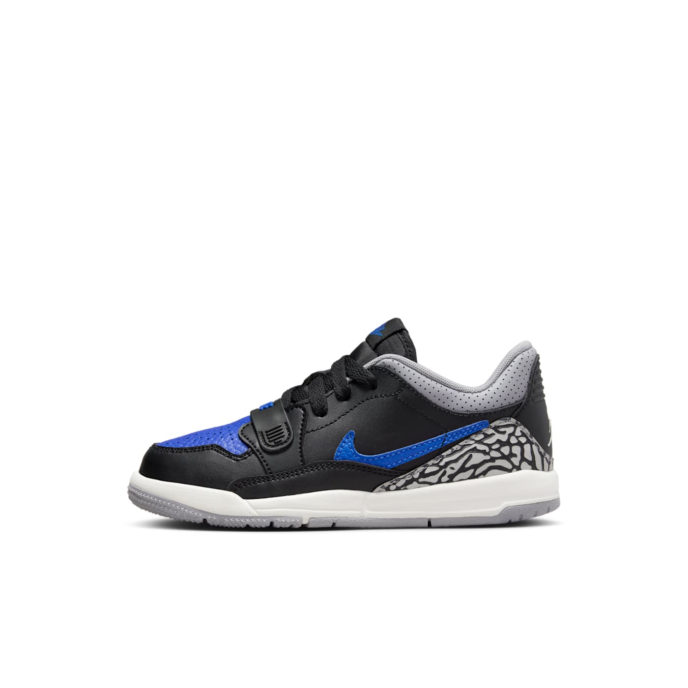 Jordan Legacy 312 Low Black White Cement Grey Game Royal (CD9055-041)