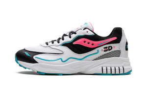 Saucony 3d Grid Hurricane “White Black Pink” (S70646-4)