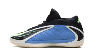 adidas Anthony Edwards 2 “Blue Fusion / Zero Metalic / Lime Burst” (JR4359)