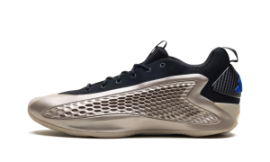 adidas Anthony Edwards 1 Low “Champagne Met. / Core Black / Lucid Blue” (JQ6133)