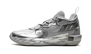 adidas Dame 7 EXTPLY Grey Two / Silver Metallic / Cloud White (FZ0172)