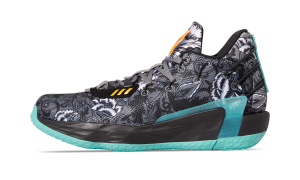 Adidas Dame 7 GCA “CORE BLACK/GREY FOUR/ACID MINT” (FX7446)
