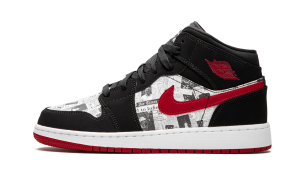 Jordan 1 Mid Newspaper Air Times (GS)