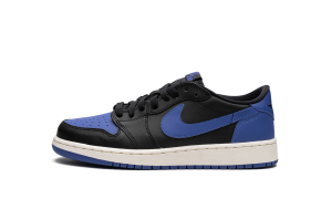 Air Jordan 1 Retro Low OG’Black Varsity Rotyal’ BG Black/Varsity Royal-Sail (709999-004)