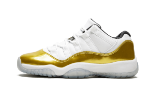 Air Jordan 11 Retro Low GS White Gold Olympic (528896-103)