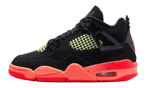 Air Jordan 4 Retro GS “Black Infrared Barely Volt” (II1271-001)