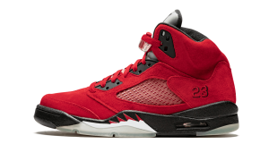 Air Jordan 5 Retro ‘Raging Bull Red Suede’ Varsity Red/Black (136027-601)