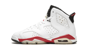 Jordan 6 Retro White Varsity Red (GS)