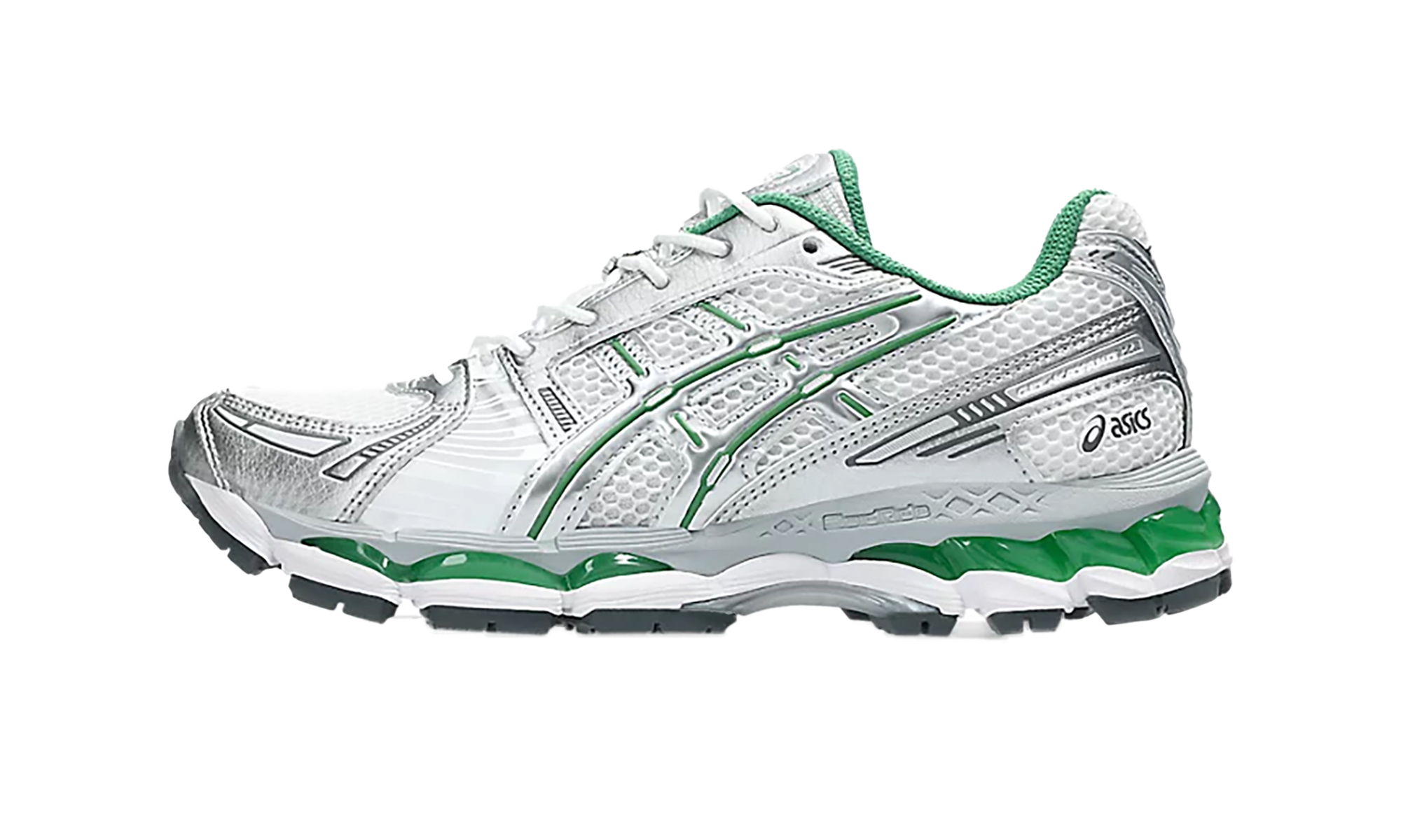 Asics GEL-Kayano 12.1 “Silver Green”: hype met een voetnoot