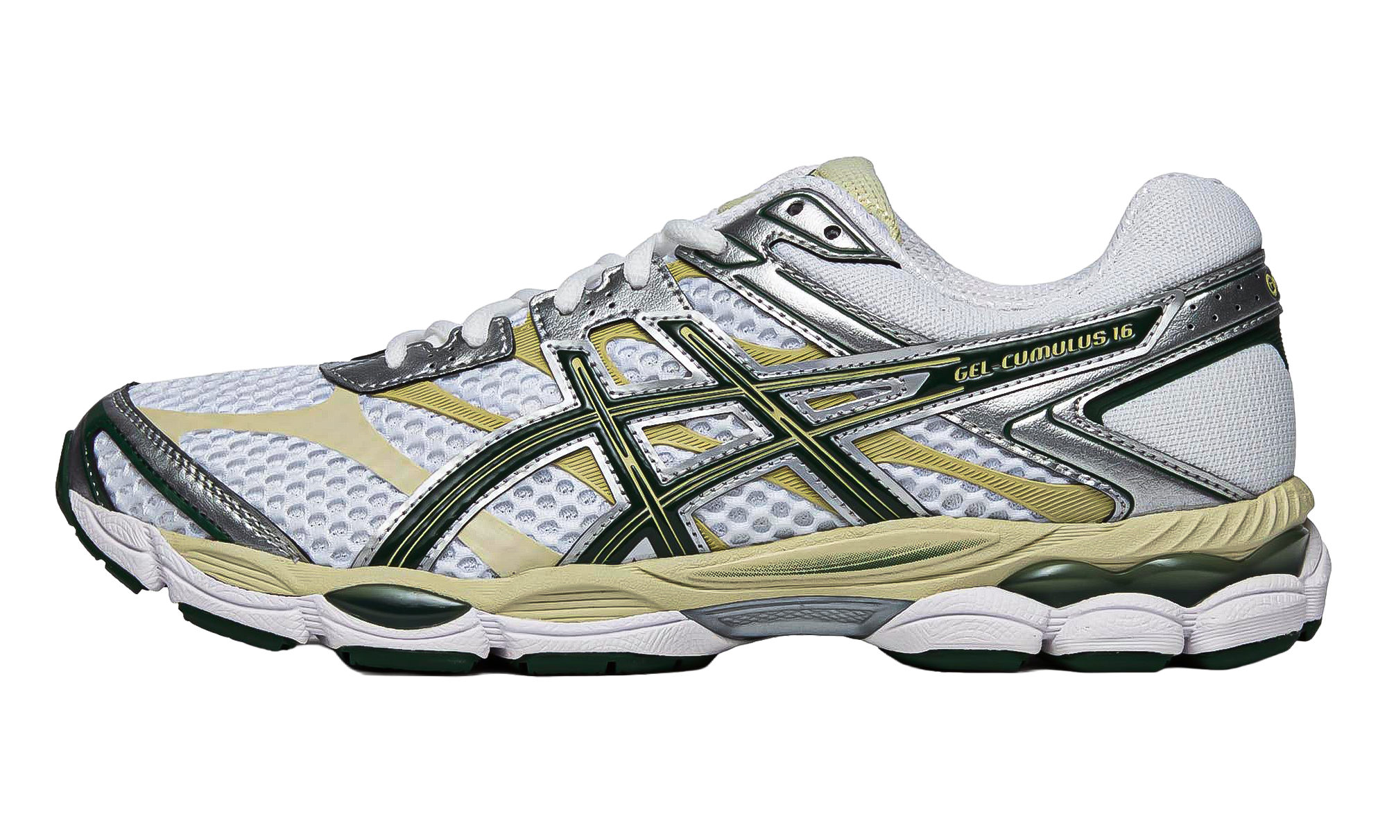 Asics Gel-Cumulus 16 “White Forest Night”: wit met een randje