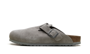 Birkenstock Boston Suede Leather “Stone Coin – Narrow Fit” (1027751)