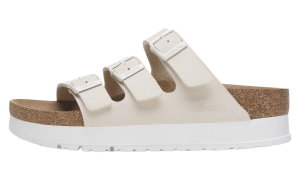 Birkenstock Florida Vegan Flex Platform “Eggshell” (1029751)