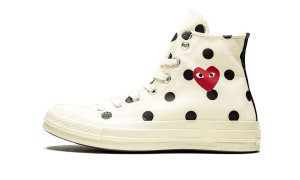 Converse Comme des Garcons x Chuck Taylor All Star 70 Hi White Polka Dot White (157251C)