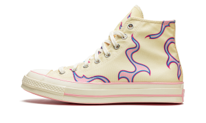 Converse Chuck Taylor All-Star 70 Hi Golf Le Fleur Yellow Flame (2021) – “Egret / Egret / Pink” (172398C)