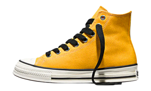 Converse Chuck Taylor Throwback Hi “Gold Palm / Vintage White / Black” (A18842C)