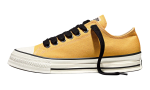 Converse Chuck Taylor Throwback Low “Gold Palm / Vintage White / Black” (A18844C)