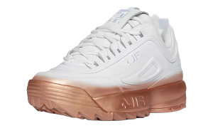 Fila DISRUPTOR 2 BRIGHTS FADE Womens “WHITE/ROSE GOLD” (5FM00692-154)