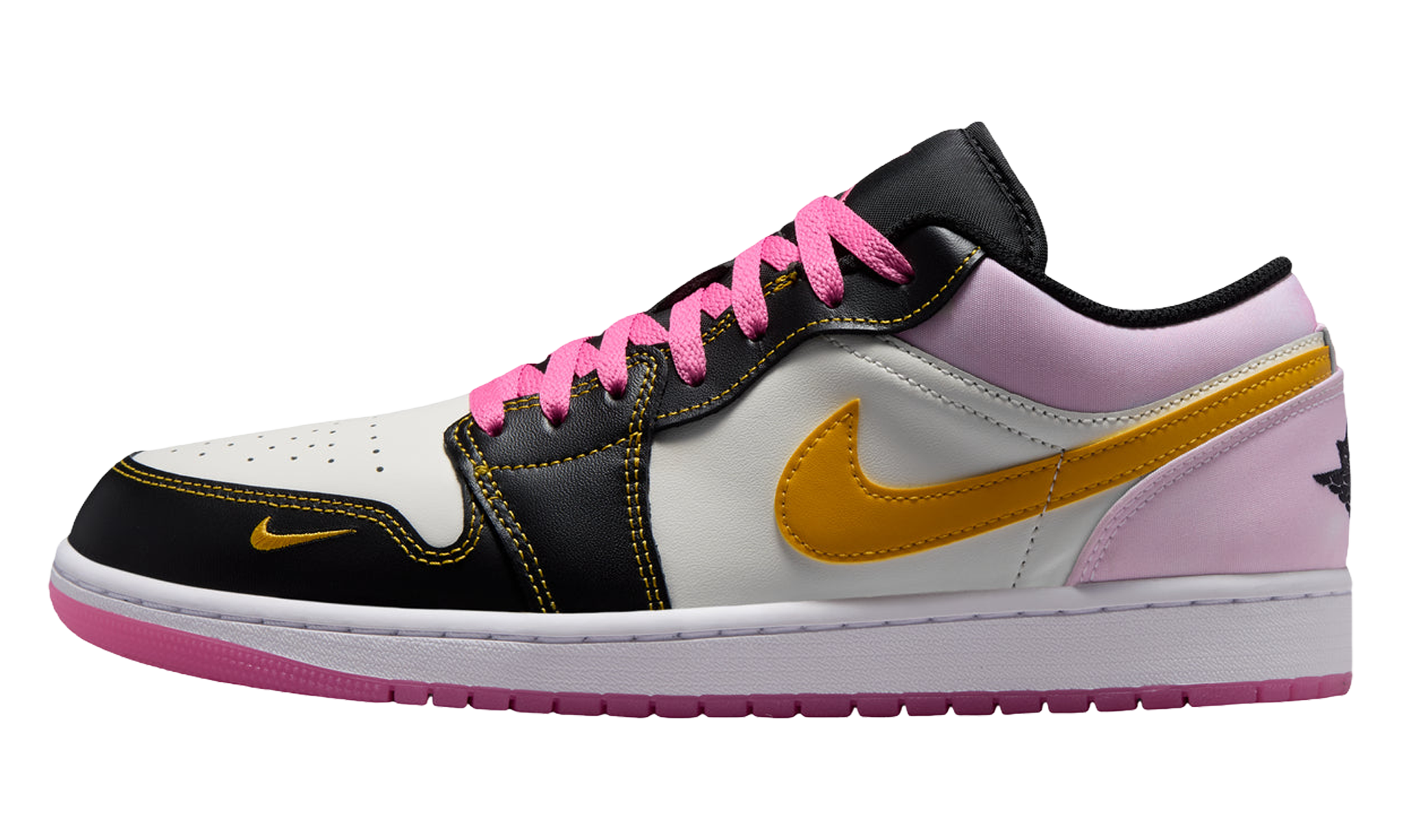 Jordan 1 Low SE “Black Gold Pinksicle”: speelse kleurmix