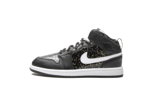 Jordan 1 Mid SE Black Glitter (PS) (AV5173-001)