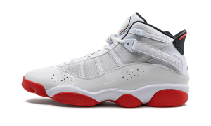 Jordan 6 Rings “White / University Red” (322992-160)