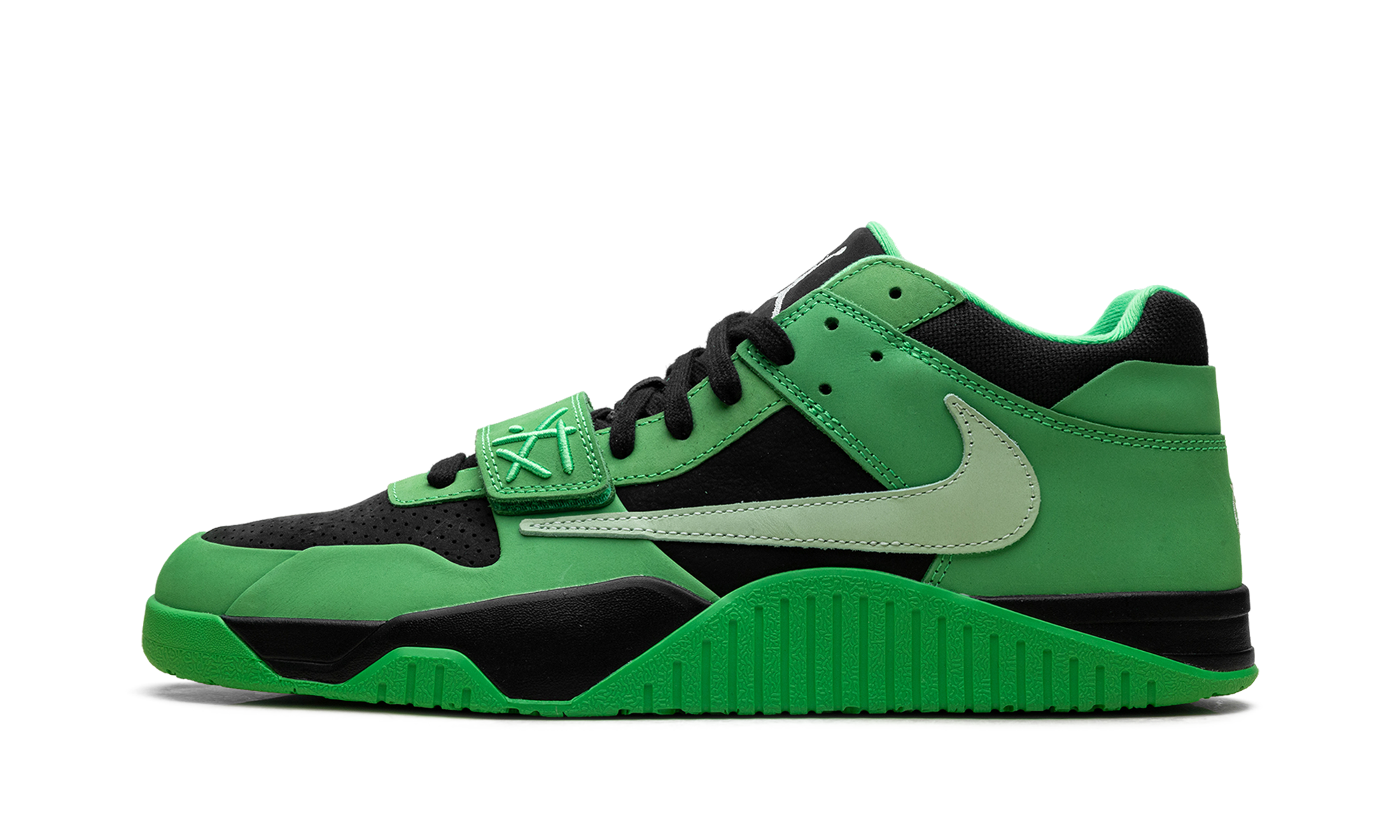 Jordan Jumpman Jack “Green Spark”: Travis’ eigen silhouet knalt in groen