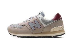New Balance 574 “Arid Stone/Monarch Burgundy” (U574SKB)