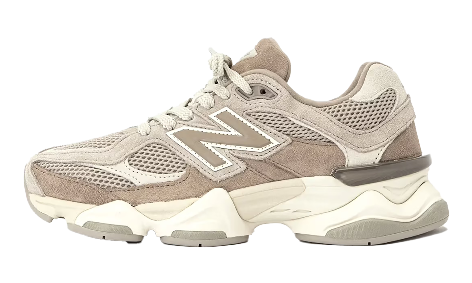 New Balance 9060 “Mushroom Arid Stone”: aardtinten met massa