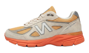 New Balance 990v4 “MiUSA Moonbeam Tangerine Heat” (U990MO4)
