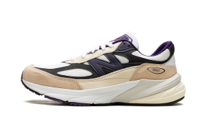 New Balance 990v6 “Made In USA – Teddy Santis White Black Plum” (U990WB6)