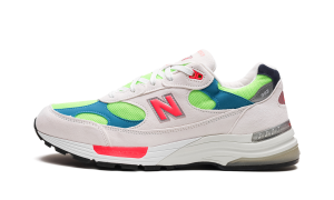New Balance 992 White Neon Cyan (M992DA)