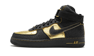 Nike Air Force 1 Hi Supreme ‘Nitro Microphone Underground’ Black/Black-Metallic Gold (345189-002)