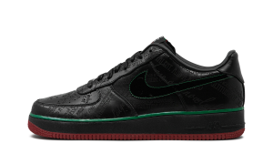 Nike Air Force 1 Low Premium ‘Black History Month’ 2010 Black/Black-Varsity Red (318775-008)