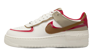 Nike Air Force 1 Low Shadow “Phantom Fire Red Khaki” (HQ3400-030)