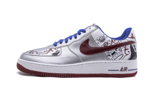 Nike Air Force 1 Premium (Lebron) ‘Collection Royale’ Metallic Silver/Team Red-Varsity Royal-White (313985-061)
