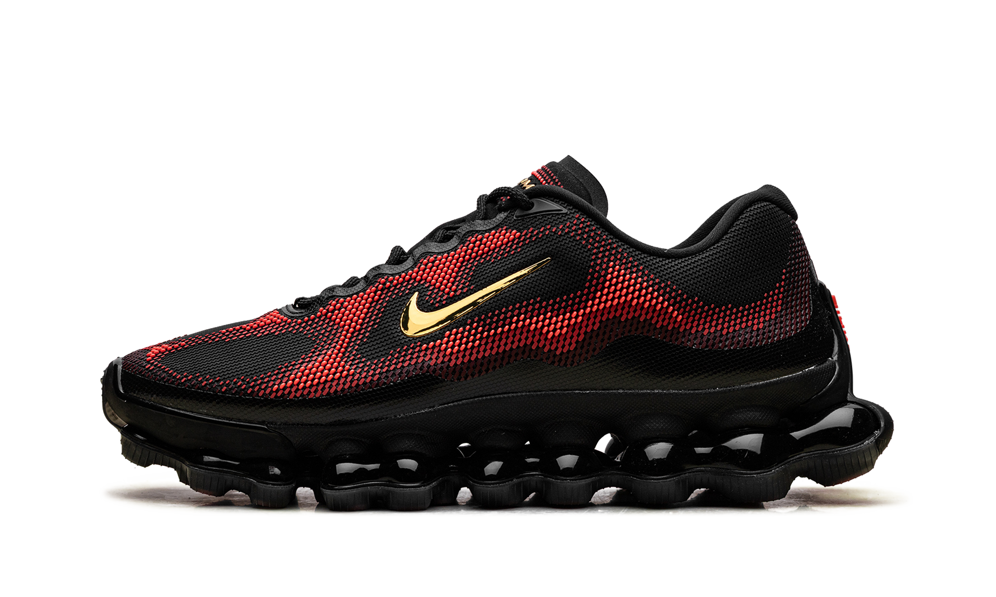 Nike Air Liquid Max &ldquo;Bright Crimson Fire Red&rdquo;: rood als statement